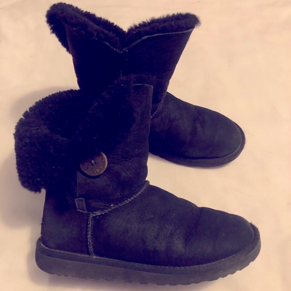 Ugg Bailey Button Black Boots - image 4